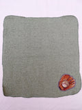 Baseball Gift for Players – Handcrafted Sage Green Washcloth, Unique Gift for Baseball Fans, Handmade Bath Accessory