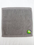 Dinosaur Gift for Kids – Handcrafted Stormy Sky Gray Washcloth, Unique Birthday Gift for Boys, Handmade Bath Accessory