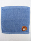 Baseball Gift for Players – Handcrafted Sky Blue Washcloth, Unique Gift for Baseball Fans, Handmade Bath Accessory