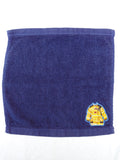Firefighter Gift for Heroes – Handcrafted Dark Blue Washcloth, Unique Gift for Firefighters, Handmade Bath Accessory