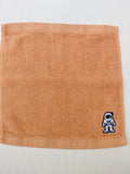 Space Gift for Kids – Handcrafted Burnt Orange Washcloth, Unique Birthday Gift for Boys, Handmade Astronaut Bath Accessory