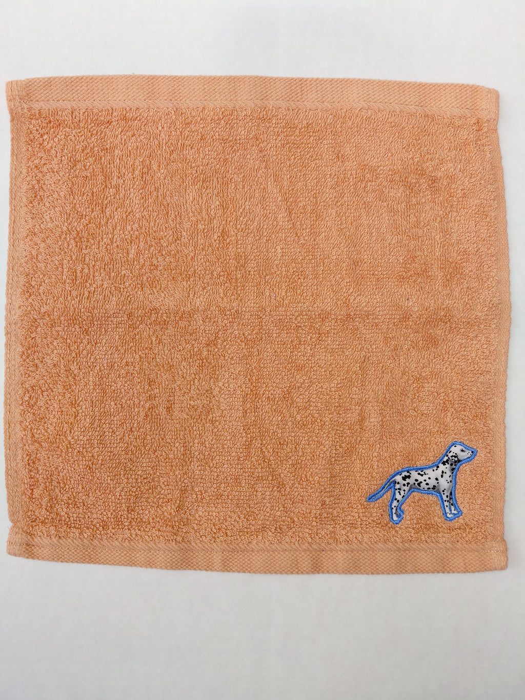 Dog Gift for Kids – Handcrafted Burnt Orange Washcloth, Unique Birthday Gift for Dog Lovers, Handmade Bath Accessory