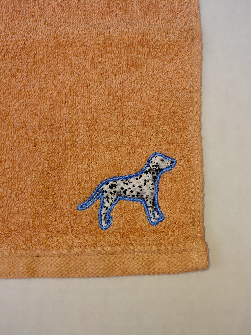 Dog Gift for Kids – Handcrafted Burnt Orange Washcloth, Unique Birthday Gift for Dog Lovers, Handmade Bath Accessory