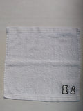 Chess Knight & Pawn Washcloth – Handcrafted Snow White Bath Cloth | Chess Gift, Unique Handmade Bath Accessory