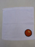 Basketball Washcloth – Handcrafted Snow White Bath Cloth | Basketball Gift, Unique Handmade Bath Accessory