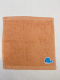 Whale Washcloth – Handcrafted Burnt Orange Bath Cloth | Ocean Gift, Unique Handmade Bath Accessory